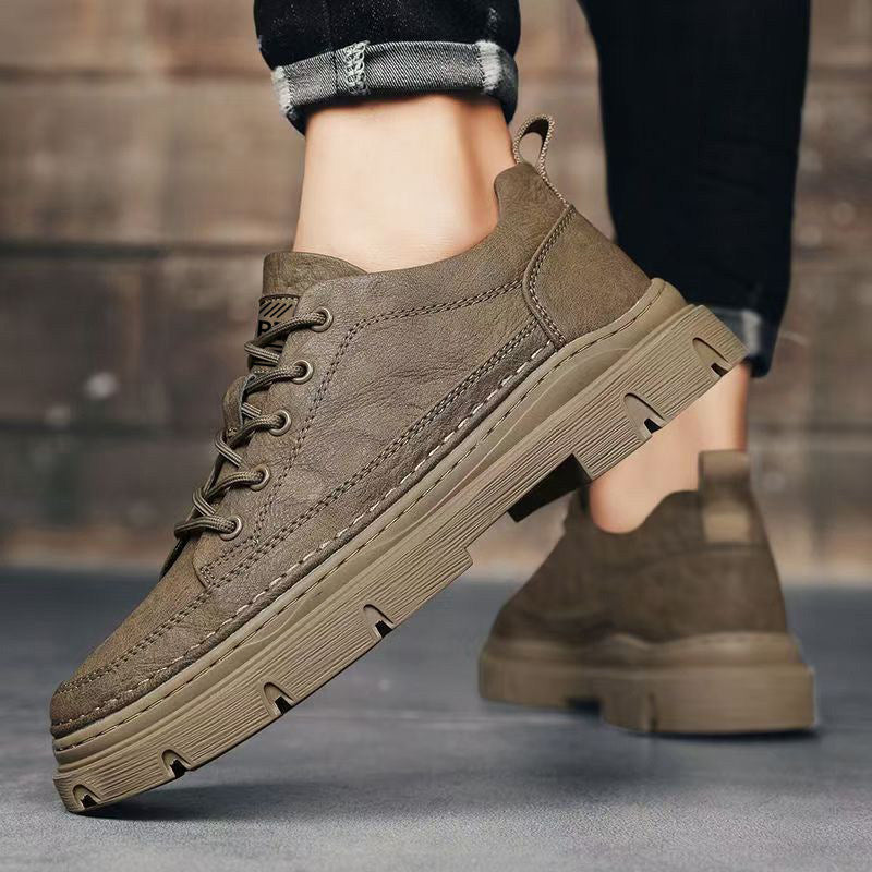 Men's Gray, Olive and Black Dress Shoes