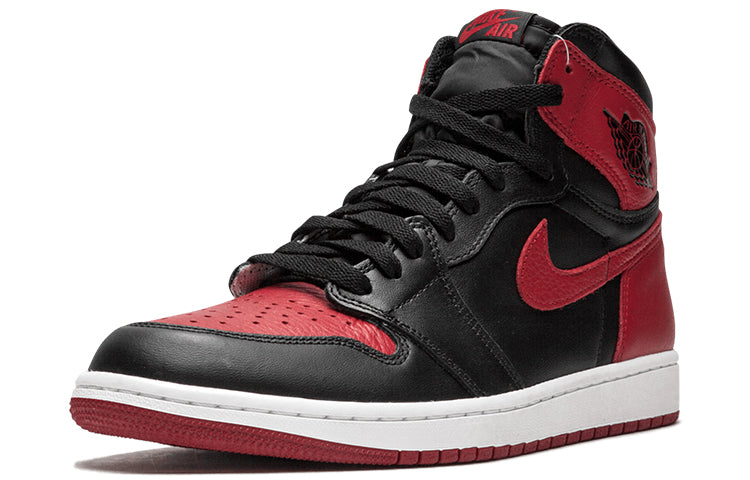 Air Jordan 1 Retro High OG 'Banned' Black Red High-Top Sneakers