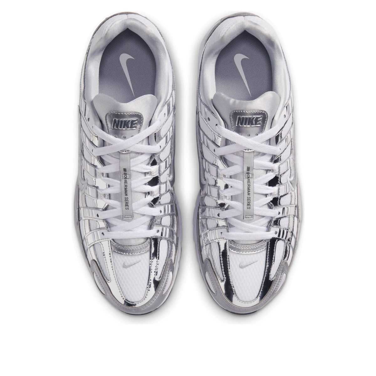 Nike P-6000 Metallic Silver Sneakers