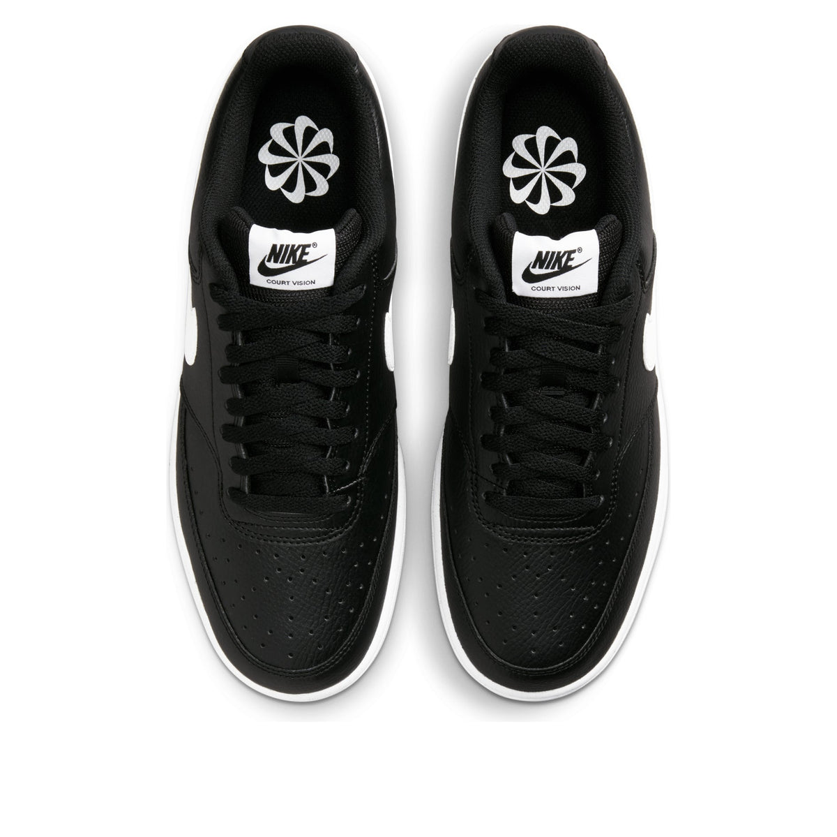 Nike Court Vision Low Black White Sneakers