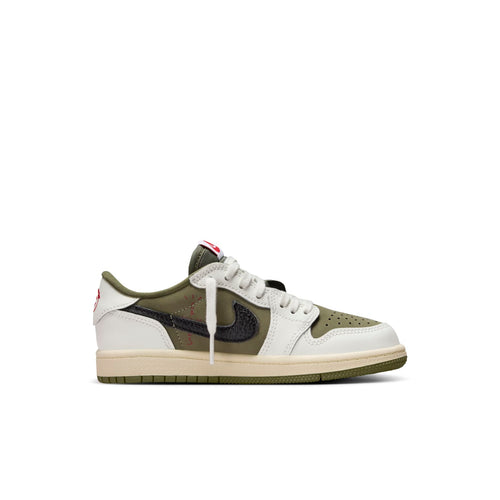 Travis Scott x Air Jordan 1 Retro Low OG SP 'Medium Olive' (PS)