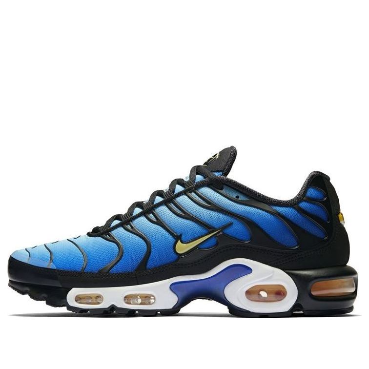 Nike Air Max Plus Blue Black Gold Sneakers