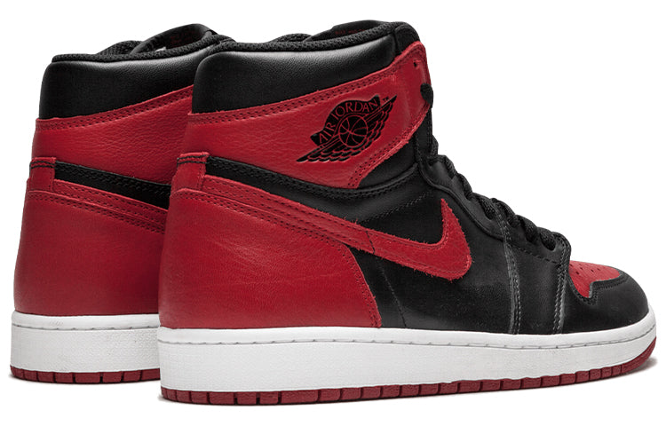 Air Jordan 1 Retro High OG 'Banned' Black Red High-Top Sneakers