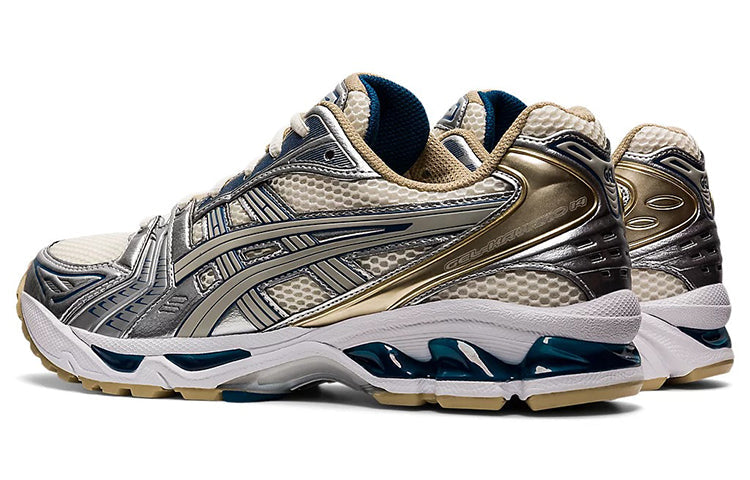 ASICS GEL-KAYANO 14 Silver & Cream Sneakers