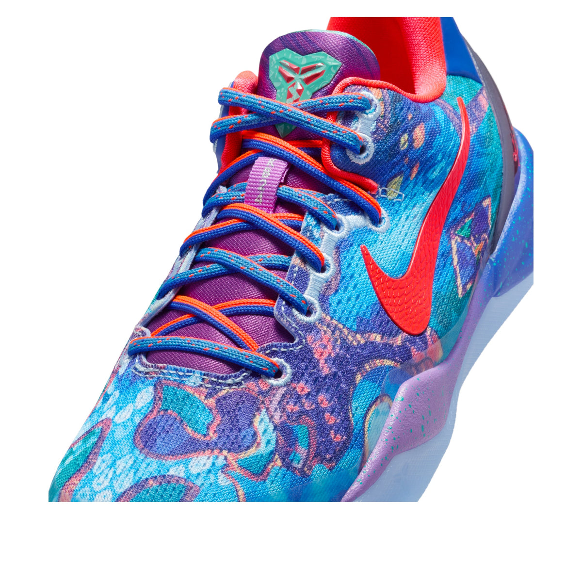 Nike Multicolor Mismatched Low-Top Basketball Shoes