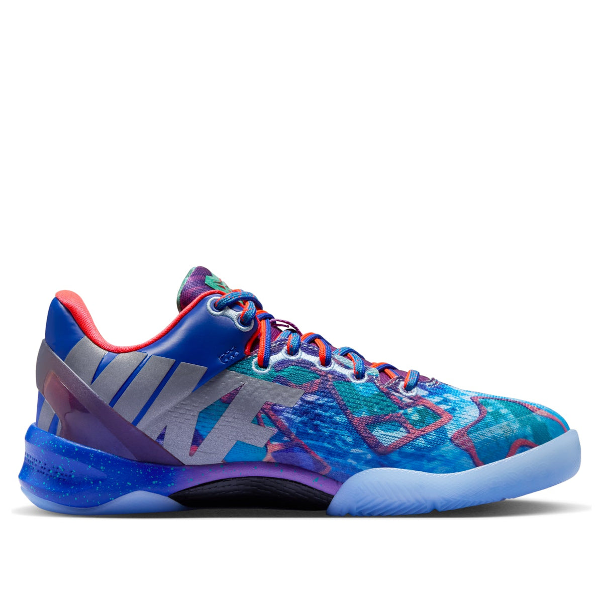 Nike Multicolor Mismatched Low-Top Basketball Shoes