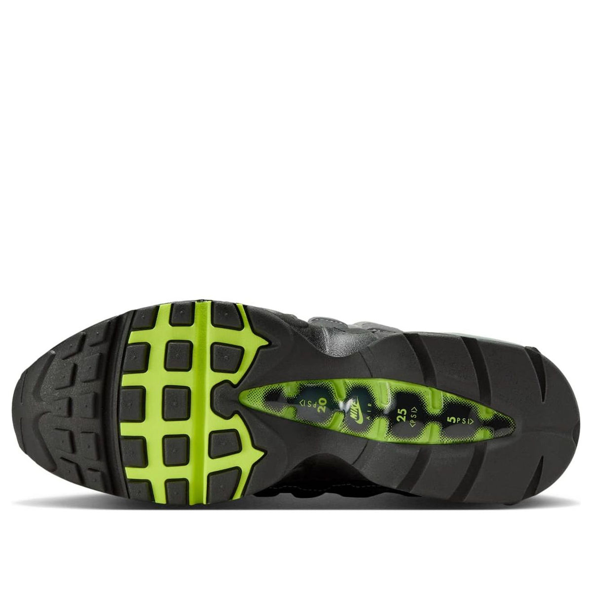 Nike Air Max 95 Black Grey Volt Sneakers